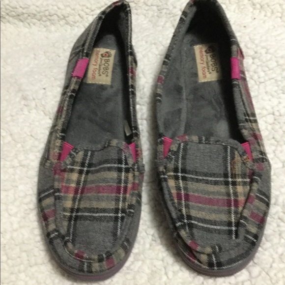 plaid skechers